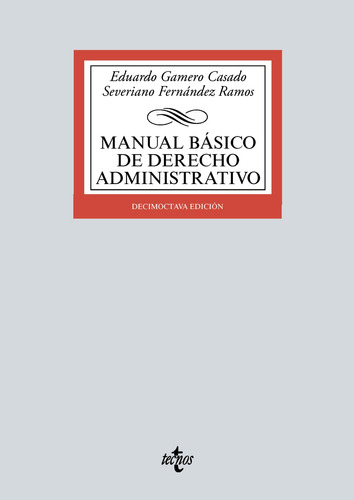 Libro Manual Básico De Derecho Administrativo 2021 De Gamero