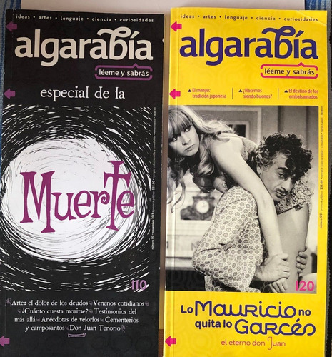 Paquete De Dos Revistas Algarabía