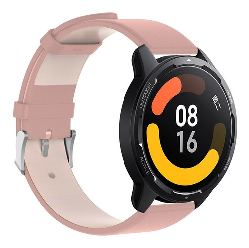 Correa De Piel Lisa Compatible Con Xiaomi Watch S1 S1 Active