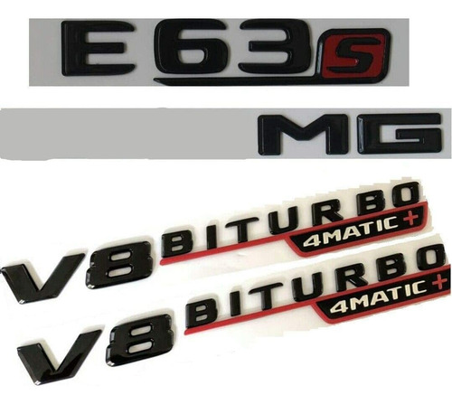 Miling Emblemas De Insignia Para W213 E63s V8 Biturbo 4ma