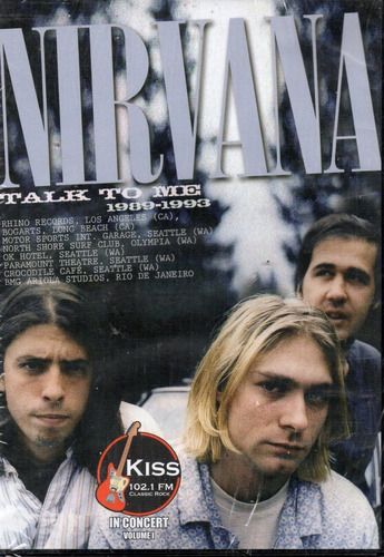 Dvd Nirvana Talk To Me 1989-1993 Lacrado