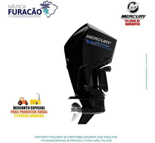 Imagem 5 de 9 de Motor De Popa Mercury 4 Tempos 300hp Cxl V8 Dts Seapro