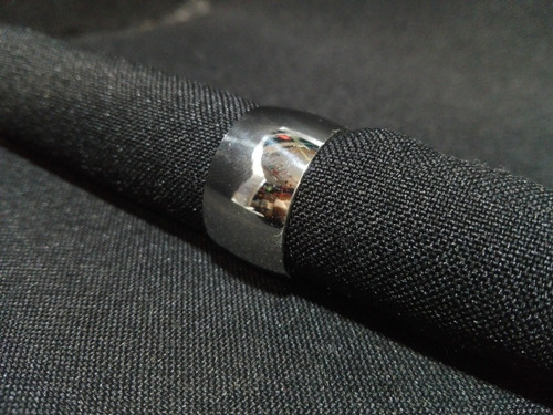 Anillo Titanio Ac. Inox. 12mm Del #8 A-81