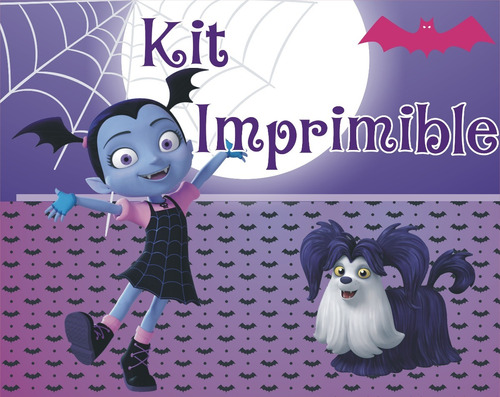 Vampirina Kit Imprimible Personalizado Cumpleaños Decoración