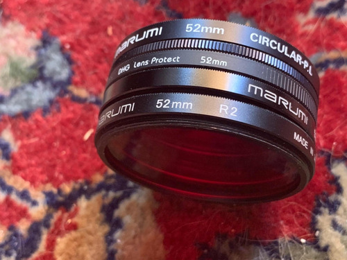 Filtro Marumi R2 Ya2 52mm Dhg Lens Protect Circular Pl Japon