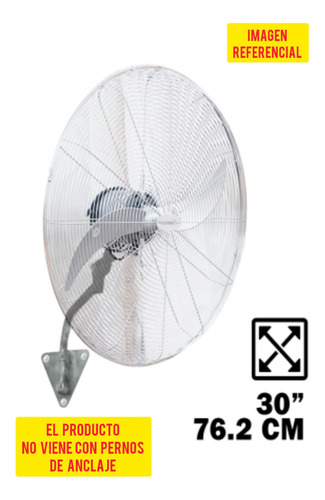Ventilador De Pared Industrial 30 Pulgadas