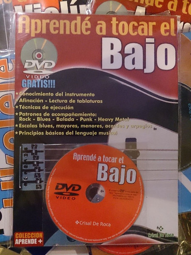 Libro Metodo Libro Aprende A Tocar El Bajo Incluye Dvd