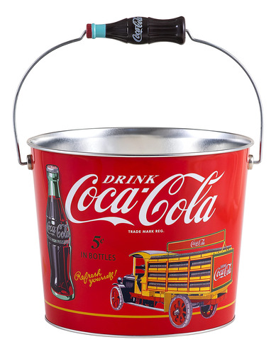 Coca-cola 773317-12 - Cubo Grande Para Bebidas Con Mango Par