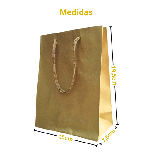 Sacolas De Papel Colorido P 15x19,5x7,5cm C/10und.