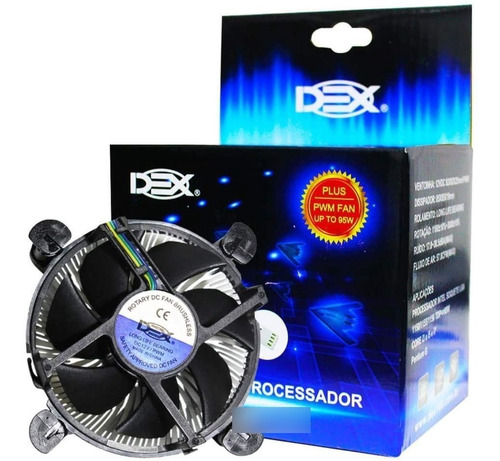 Imagem 2 de 6 de Cooler Processador Intel Lga 1150 1155 Dissipador 4 Pinos