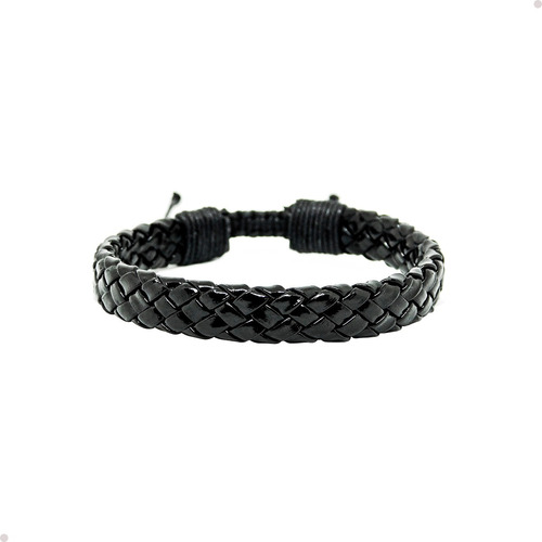 Pulsera Hombre Cuero Pogo Vipera Ajustable