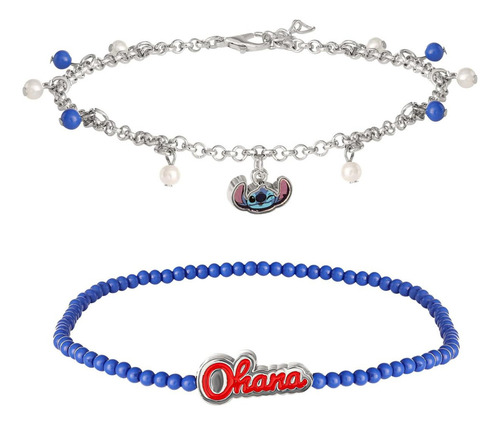 Tobilleras De Punto Para Mujer De Disney, Juego De 2 Pares Y