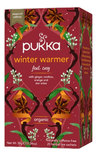 Pukka · Winter Warmer - Rooibos, Naranja, Melissa