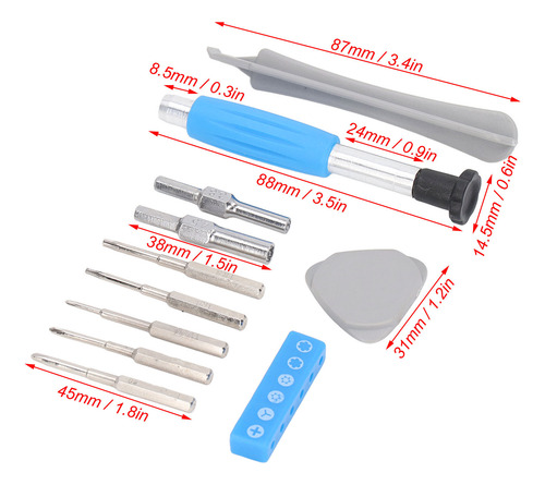 Juego De Destornilladores De Reparación Electrónica Kit
