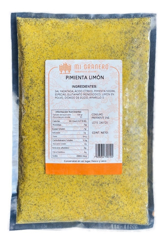 Pimienta Limón Sazonador 250 Gramos
