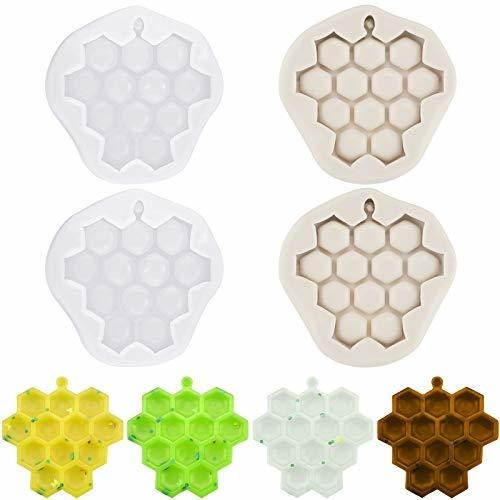 Molde - 4 Pieces Silicone Honeycomb Molds Fondant Cake Cupca