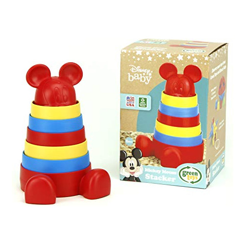 Green Toys Disney Baby Exclusive - Apilador De Mickey Mouse,