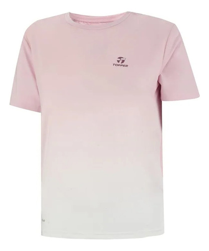 Remera Deportiva Topper Mujer Tenis Tns Microperforado