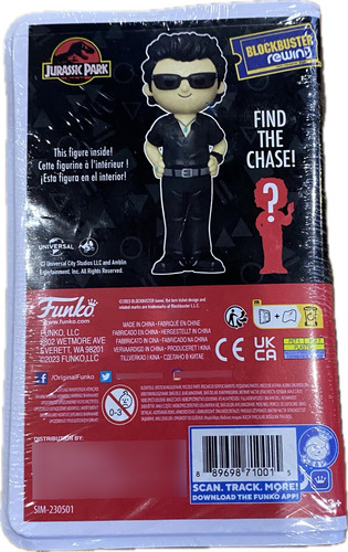 Funko Blockbuster Rewind, Ian Malcom, Nuevo, Original