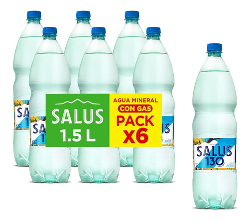 Agua Salus Con Gas 1.5l X6