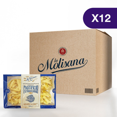 Imagen 1 de 1 de Pasta Pappardelle La Molisana - Caja De 12 Unidades De 250g