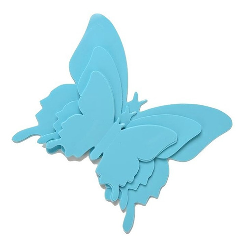 12 Mariposas 3d Para Decoración, Diferentes Colores