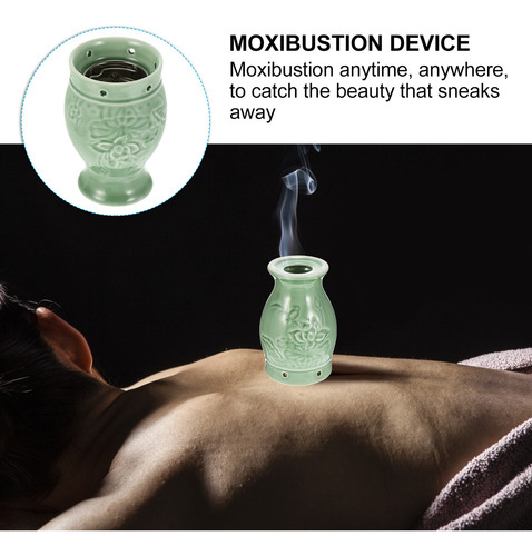 Bote De Moxibustión De Porcelana, 1 Pieza, Caja De Moxibusti