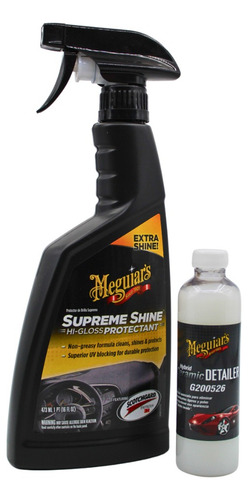 Kit Meguiar´s Protector De Brillo Supremo G4016 Color Negro