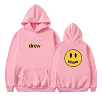 Comprar Polera Justin Bieber Drew Hoodie Unisex Polera Capucha Rosa