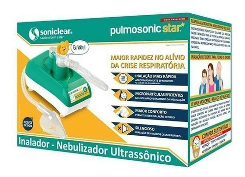 Inalador Ultrassônico Pulmosonic Star