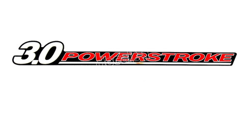 Emblema  Adesivo 3.0 Powerstroke Compatível Ford Ranger 2010