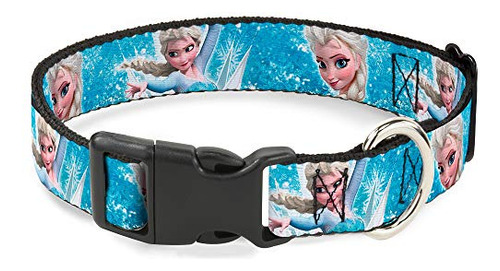 Collar Plástico Frozen Elsa - Cuello 15-26puLG - Grande