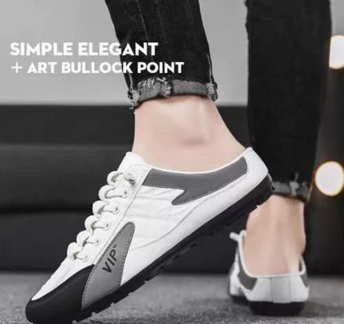 Zapatillas Sin Cordones Tipo Mules Para Hombre, Zapatos Anti