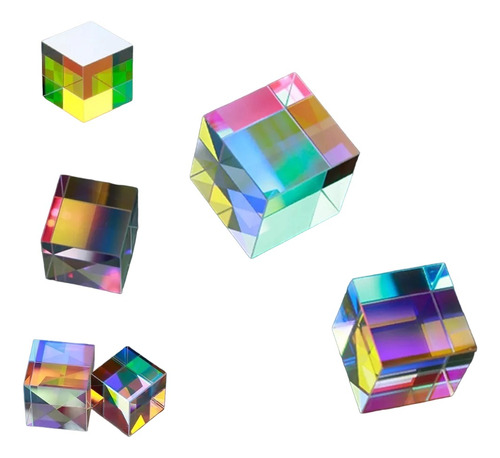 Cubo Prisma D Vidrio Óptico 20*20*20mm X-cube Rgb C/ Estuche