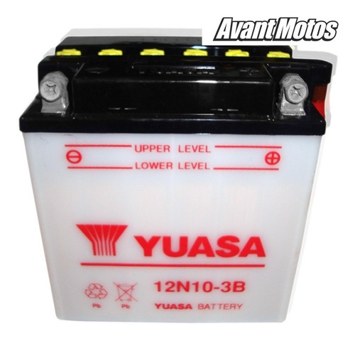 Bateria Moto Yuasa 12n10 3b Avant Motos