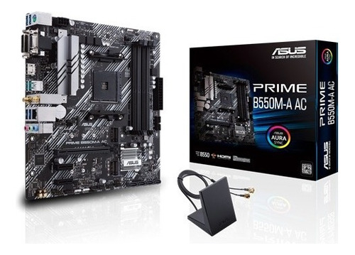 Tarjeta Madre Asus Prime B550m-a Ac Amd S-am4 Micro Atx Ddr4