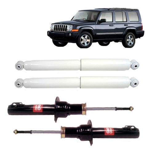 Kit Amortiguador Trasero Delant Para Jeep Commander 2006-10