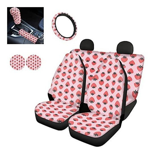 Belidome Autumn Maple Leaves Car Seat Covers Set Cup 9st2y