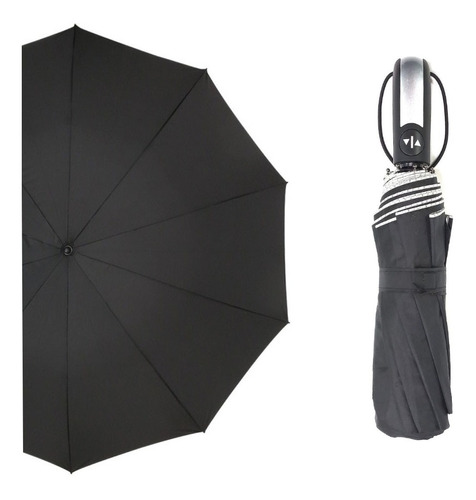 Imagen 1 de 10 de  Sombrilla Paraguas Automático Resistente Al Viento Umbrella