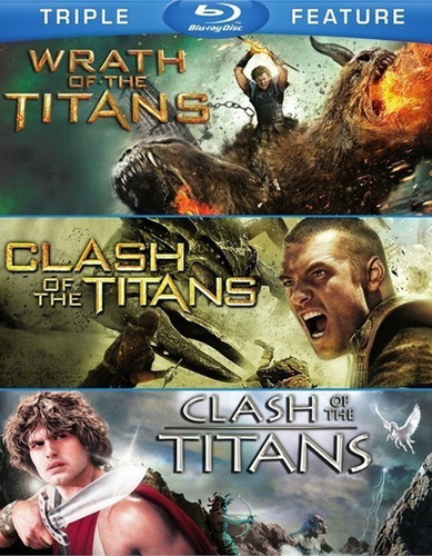 Blu-ray Clash Of The Titans / Furia De Titanes / 3 Films