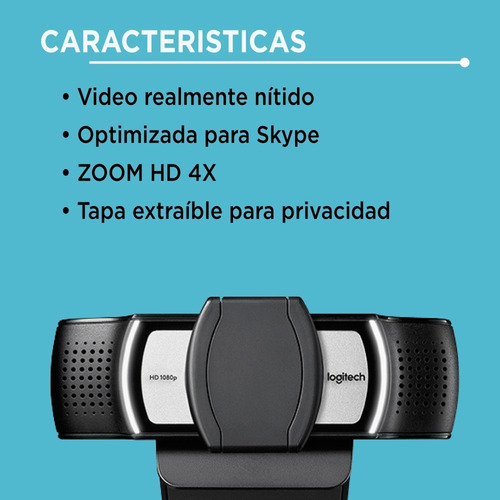 Imagen 7 de 8 de Webcam Logitech C930e Usb 1920x1080 Hd Vision 90 Grados Pce