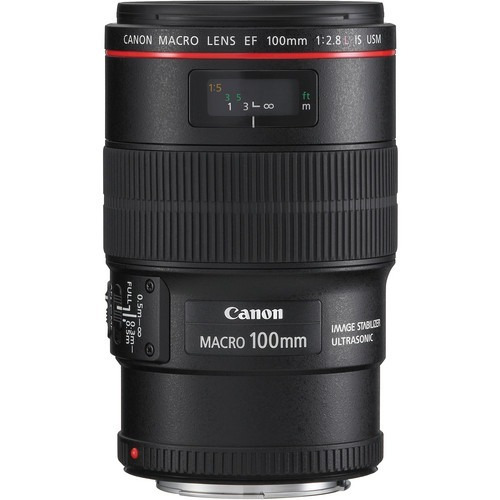Lente Canon Ef 100mm F/2.8l Macro Is Usm Brasil 12x S/juros