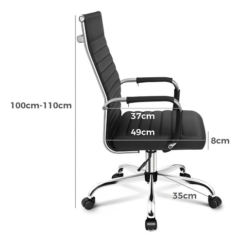 Silla De Oficina Elements Gerencia Ergonomica Reclinable