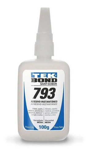 Adhesivo Instantaneo 793 Viscosidad Media 100grs Tekbond