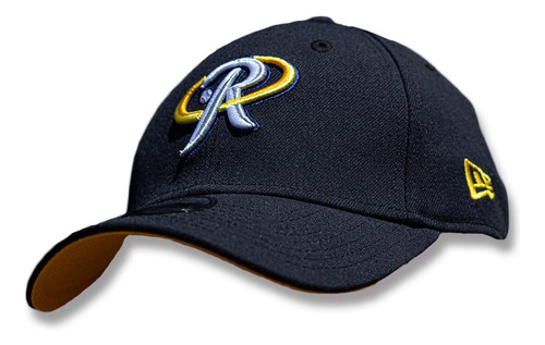 Rieleros | Gorra Curva Azul Con Visera Amarilla Inferior