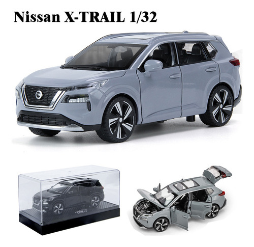 A A Nissan X-trail Miniatura Metal Coche Con Luces Y Sonido