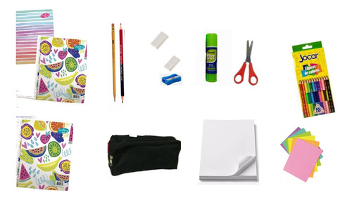 Kit Útiles Escolares Primer Y Segundo Grado Primaria