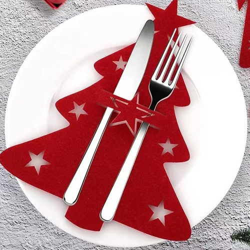 Cataderías De Árboles De Navidad, Juego De Bolsas De Cuchara