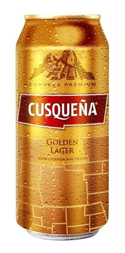 Cusqueña Golden Lager Cerveza Rubia 473 Ml Lata Importada