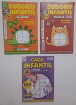Comprar Kit 3 Livros 2 Sudoku E 1 Caça Palavras Pu002F Crianças Passatempo Pu002F Crianças Caça Palavras  Infantil Passatempo Infantil  Jogos Sudoku E Caça Palavras Para Crianças